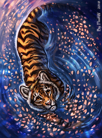 Art, Young, Sight, Opinion, Tiger, Nice, Sweetheart, Joey HD phone wallpaper