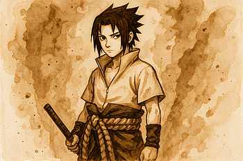 Sasuke Uchiha - Sasuke: Shadow of Uchiha Uchiha Resolve -, Sasuke Uchiha, Anime, anime boy, sword, manga HD wallpaper