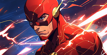 Speedy Scarlet Hero, Comic, Flash HD wallpaper