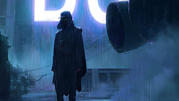 Tears In Rain, rain, artist, artwork, digital-art, artstation HD wallpaper