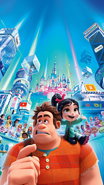Ralph Breaks the Internet (2022) movie HD phone wallpaper