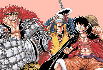 One Piece, Trafalgar Law, Anime, Eustass Kid, Monkey D Luffy, One Piece: Two Years Later HD wallpaper