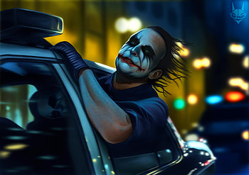 Joker The Dark Knight 2018, joker, superheroes, supervillain, deviantart, artwork, artist, digital-art HD wallpaper