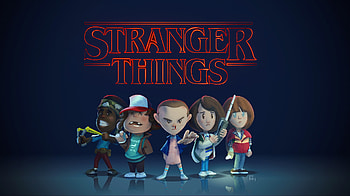 Stranger Things Fan Art, stranger-things, tv-shows, artwork, artist, digital-art, minimalism, artstation HD wallpaper