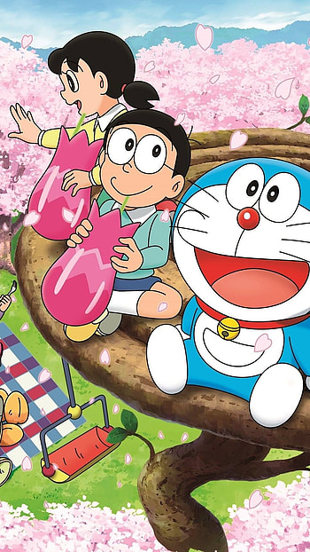 Nobita Doraemon, Shizuka HD phone wallpaper