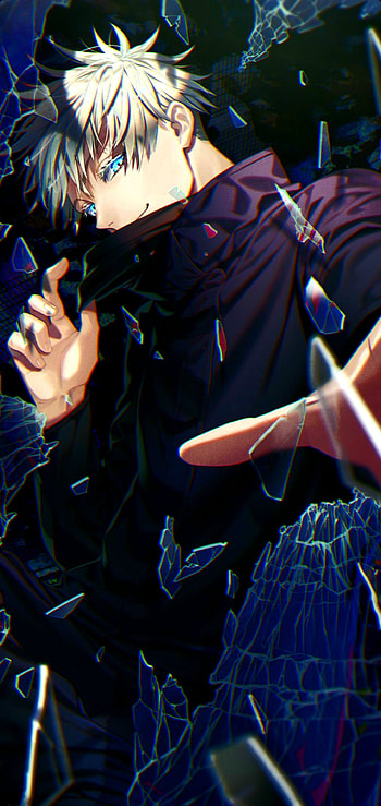 jujutsu kaisen, handsome, sorcerer, cursed, satoru, jujutsu-kaisen, gojo, anime, sensai HD phone wallpaper