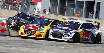 Electric rally revolution, World Rallycross Championship, Futuristic motorsport, Sustainable racing future HD wallpaper