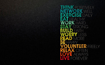 Words of Life, words, life, think, love HD wallpaper