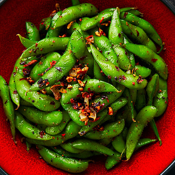 Spicy garlic recipe, Double pepper, Edamame HD phone wallpaper