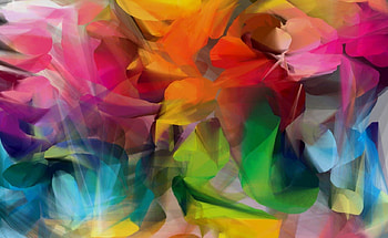PETAL FANTASY, leaves, 3d, petals, , flowers, colourful, spring HD wallpaper