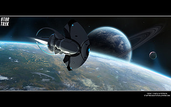 Star Trek Vulcan Timeship. Star Trek computer HD wallpaper