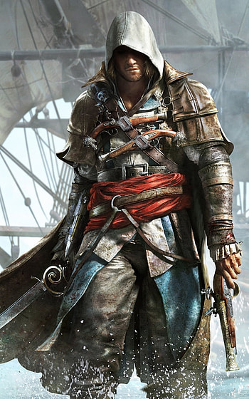 Edward Kenway: Assassin’s Creed IV Black Flag , video game HD phone wallpaper