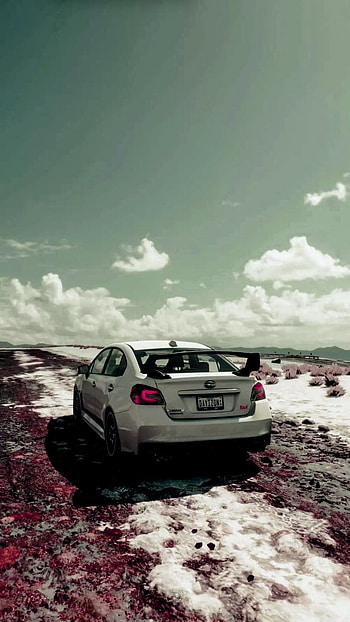 Subaru WRX STi, cloud, sky HD phone wallpaper