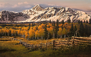 autumn mountains, trees, autumn, nature, mountains HD wallpaper