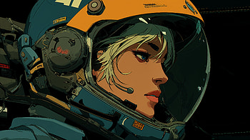 Sci-Fi Woman Astronaut Portrait, woman, Sci Fi, astronaut, portrait HD wallpaper