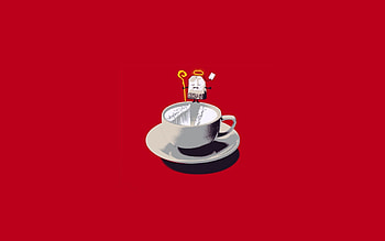 Vector, Cup, Plate, Tea, Tea Bag HD wallpaper