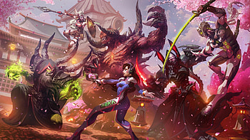 Heroes of the Storm, Overwatch HD wallpaper