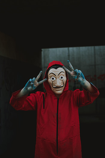 Miscellanea, Miscellaneous, Mask, Anonymous, Gesture, Hood, Cloak HD phone wallpaper