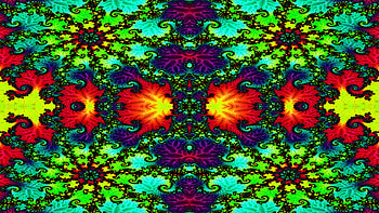 Trippy Psychedelic Fractal, trippy, psychedelic, aesthetic, Abstract, fractal HD wallpaper