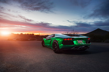 Green Lamborghini Aventador, lamborghini-aventador, lamborghini, cars HD wallpaper
