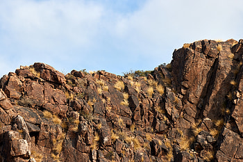 Nature, Sky, Bush, Rock, Stone HD wallpaper