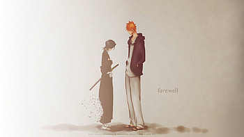 Farewell, Ichigo Kurosaki, Bleach, Rukia Kuchiki, Cant think of a fourth HD wallpaper