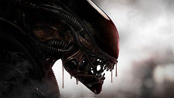H.R. Giger, Cool Xenomorph , Dark and eerie, Sci-fi horror HD wallpaper