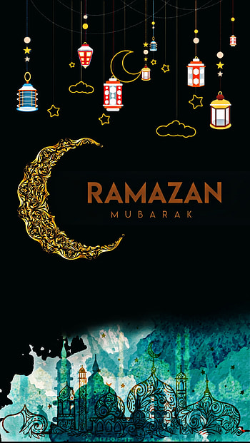 Ramadan Mubarak, symbol, light, MUBARAK2, Ramdan1 HD phone wallpaper