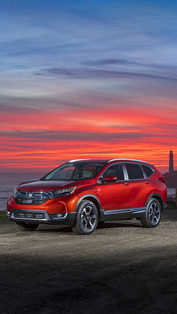 Honda Cr V, Red car HD phone wallpaper