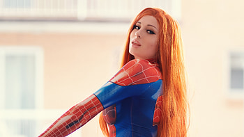 Spidergirl Cosplay , spidergirl, superheroes, cosplay, deviantart HD wallpaper