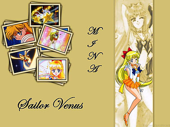 Sailor Venus, sexy, sailormoon, hot, cute, girl, collage, anime girl, anime, yellow, female HD wallpaper