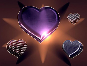 shine heart, shiney, glow, 3d, form, shine, hearts, heart HD wallpaper