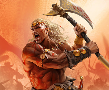 fantasy, warrior, fantasy warrior HD wallpaper