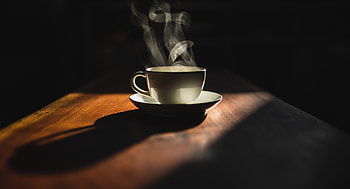 Coffee cup, morning HD wallpaper