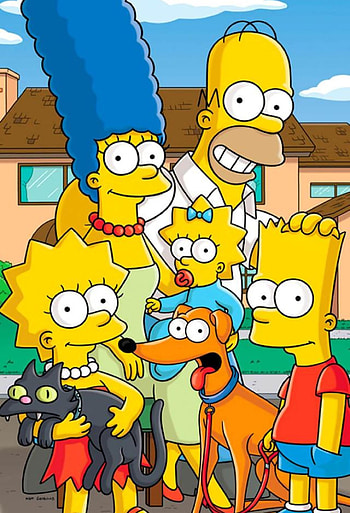 Simpsons family , Animated characters HD phone wallpaper