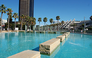 Cities, Fountain, Usa, United States, California, San Diego, Children's Park HD wallpaper