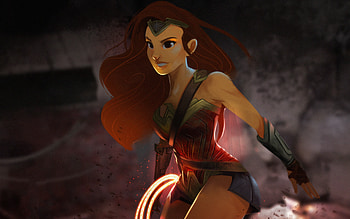 Wonder Woman Cartoon Arts, wonder-woman, superheroes, artist, artwork, behance, digital-art HD wallpaper