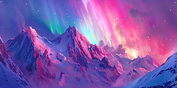 The Mystical Beauty Of The Northern Lights, northern-lights, nature, aurora, artwork, artist, digital-art, ai HD wallpaper