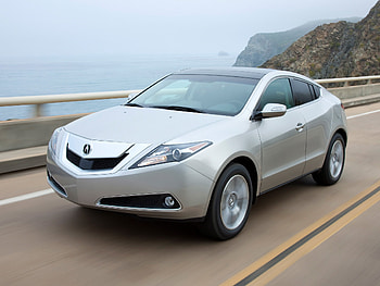 Auto, Mountains, Sea, Acura, Cars, Front View, Speed, Style, Akura, Zdx, 2009, Silver Metallic HD wallpaper