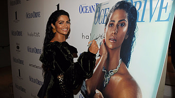 Camila Alves, Husbands movie Camila, Making cover of, Magazine sun sentinel HD wallpaper