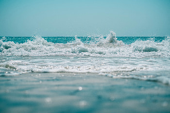 Nature, Water, Shore, Bank, Ocean, Spray, Splash, Foam HD wallpaper