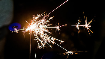 Sparks, Sparkler HD wallpaper