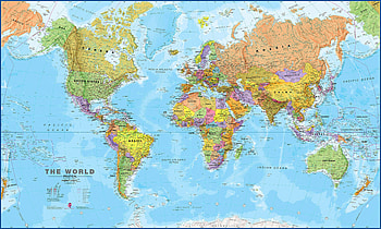 A Political World Map, Misc, world map HD wallpaper