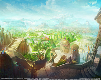 Battle of the Immortals, nexon, battle, cool, beautiful, nature, immortals HD wallpaper
