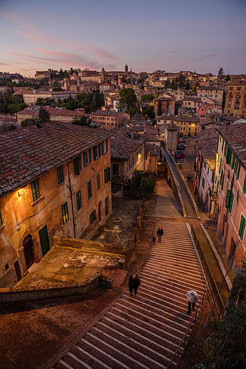 Perugia, Travels, Sunset, Europe Aesthetic HD phone wallpaper