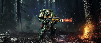 Salamanders Fire-Guard — Warhammer 40K Space Marine, Video Game, Warhammer 40k HD wallpaper