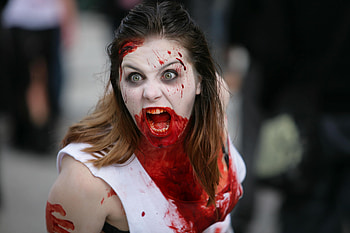 Zombie, Dark HD wallpaper