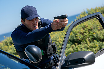 Mercy (2026) — Coastal Police Standoff |, Movie, Mercy (2026), Police, Chris Pratt HD wallpaper