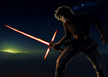 Kylo Ren Artwork , kylo-ren, star-wars, artist, artwork HD wallpaper