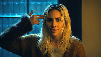 Joker: Folie à Deux - Enigmatic Gesture, movie, Joker: Folie à Deux, Lady Gaga HD wallpaper